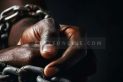 Man-in-chains