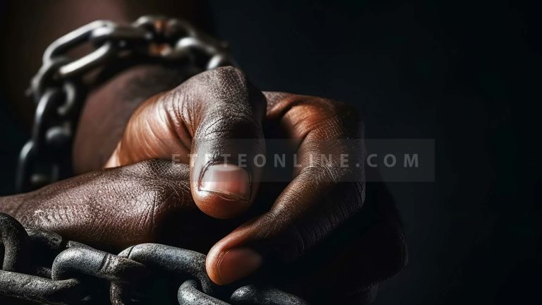 Man-in-chains