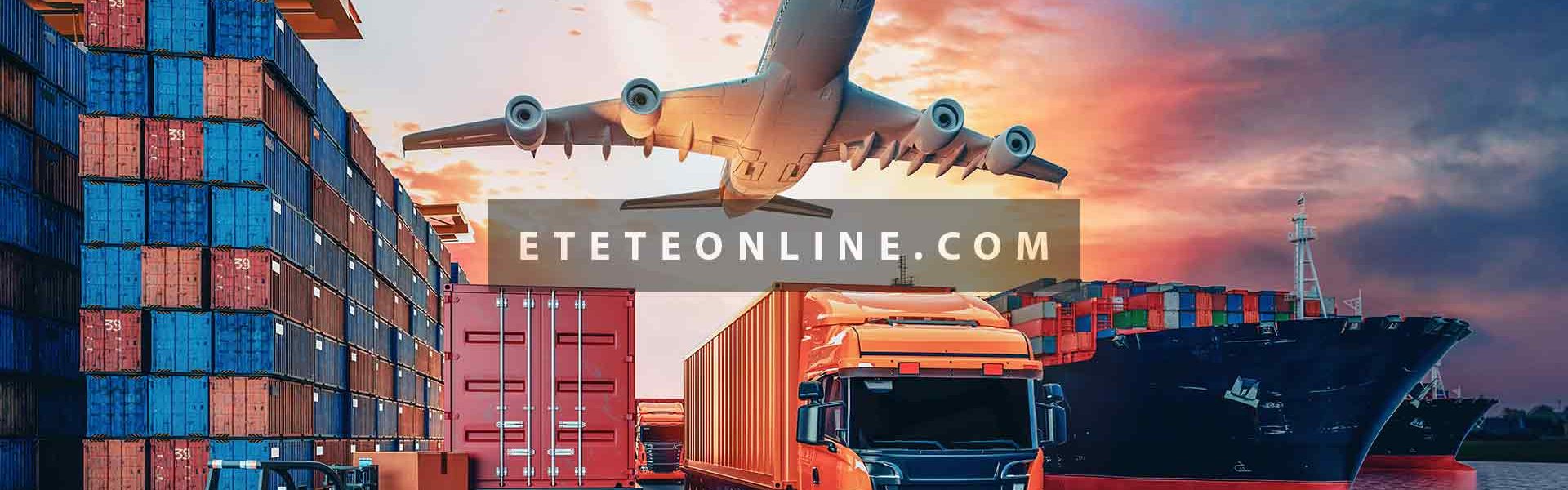 Transportation-logistics-container-cargo-ship-cargo-plane-3d-rendering-illustration